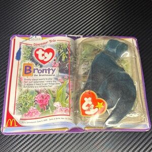 Ty Bronty Dinosaur Plush McDonalds Collab